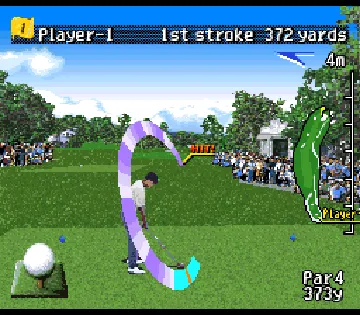 Pebble Beach no Hatou New - Tournament Edition (Japan) screen shot game playing